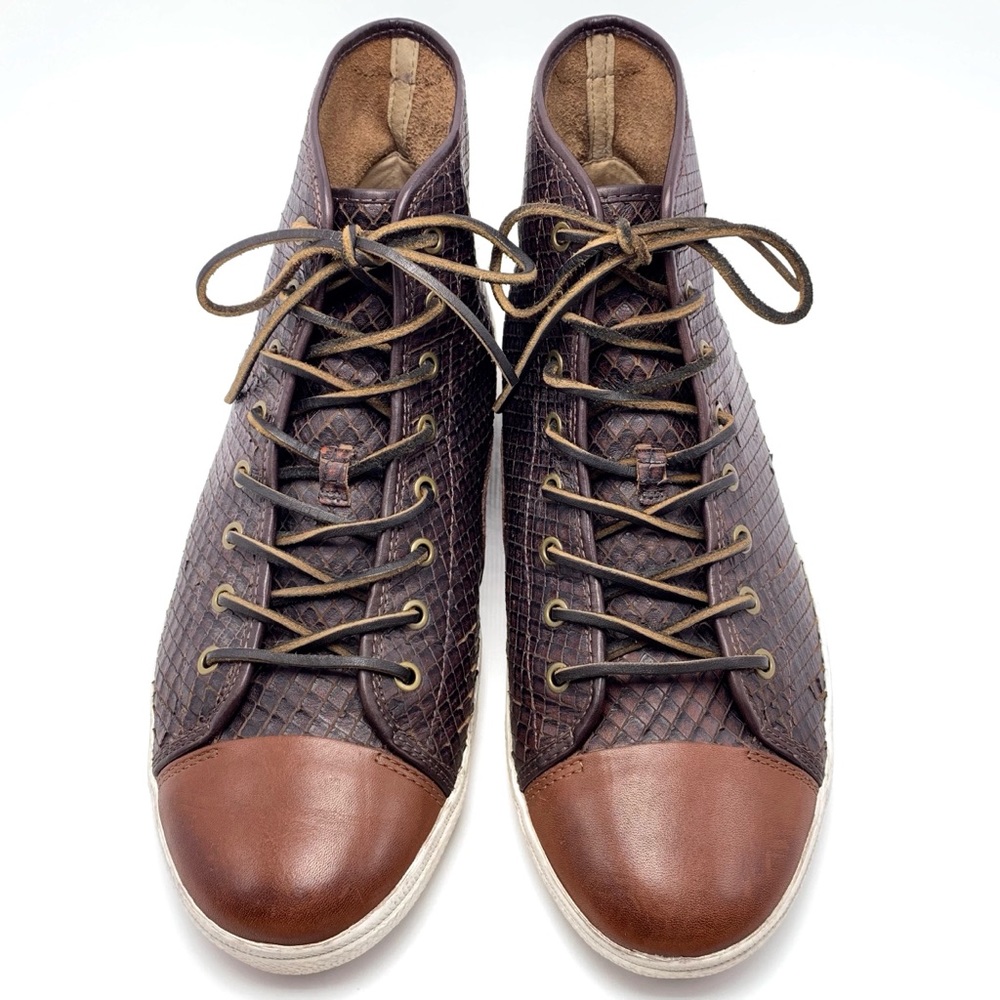 Frye Chambers 13 Python Embossed High Top Sneakers - image 2
